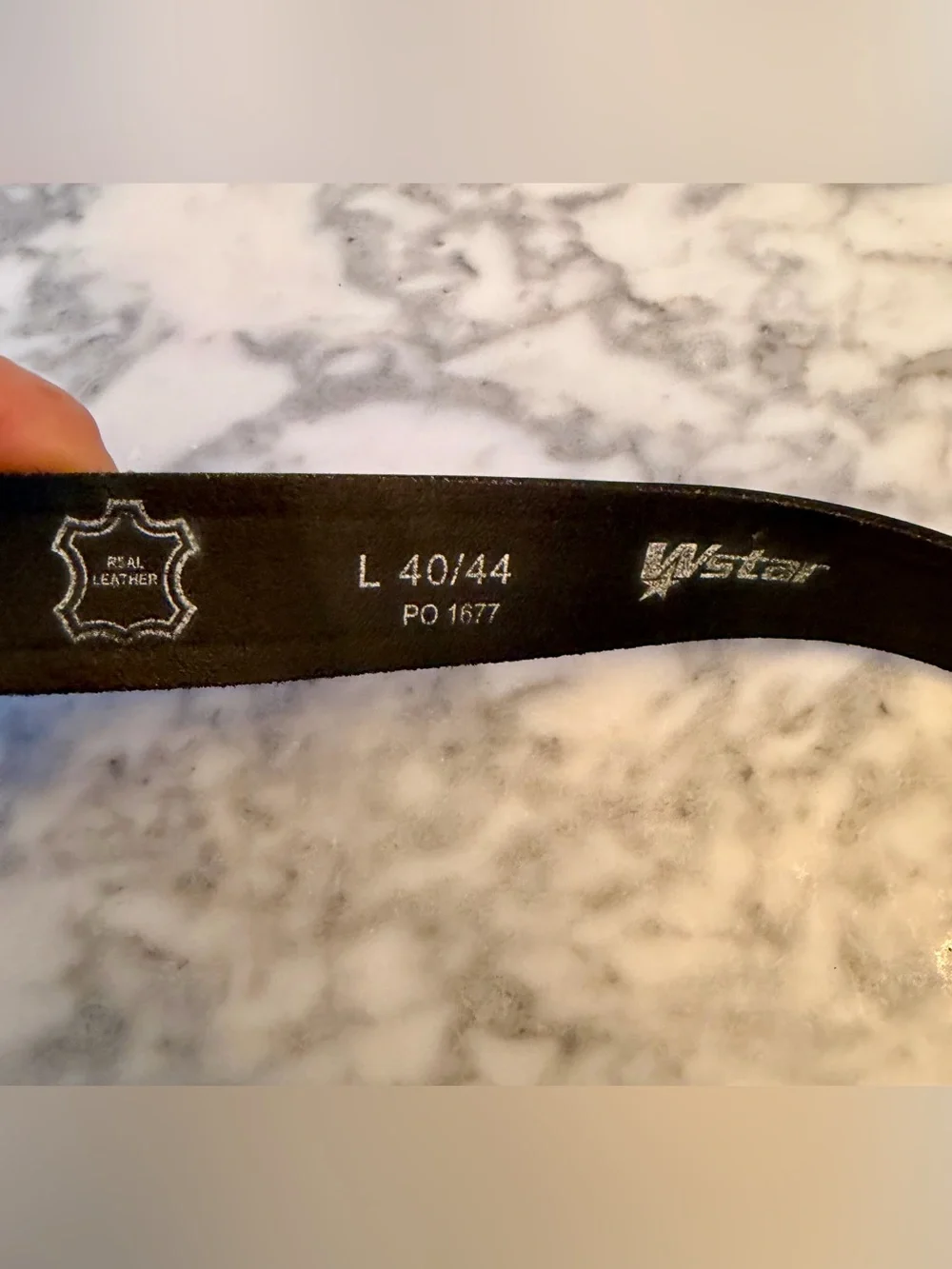 Workwear Outfitters Wstar Leather Belt Hook & Loop (No Buckle) Size L 40-44”
